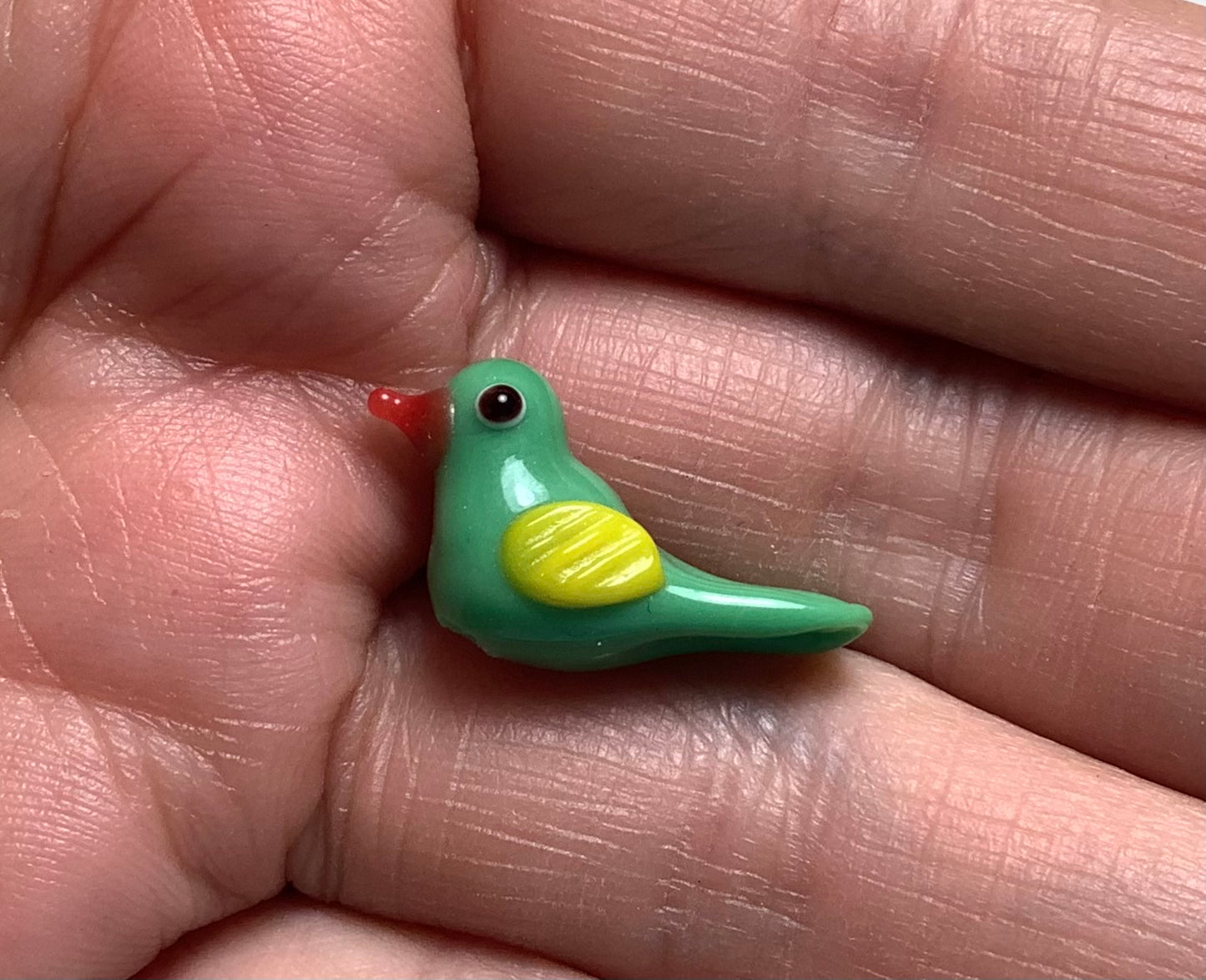 Lampwork Glass Beads Animals #008 Birds