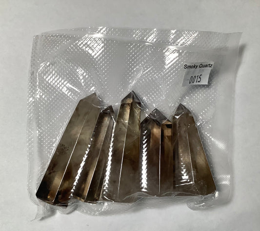 2023 Natural Smoky Quartz Points Tower Obelisk Healing wholesale price