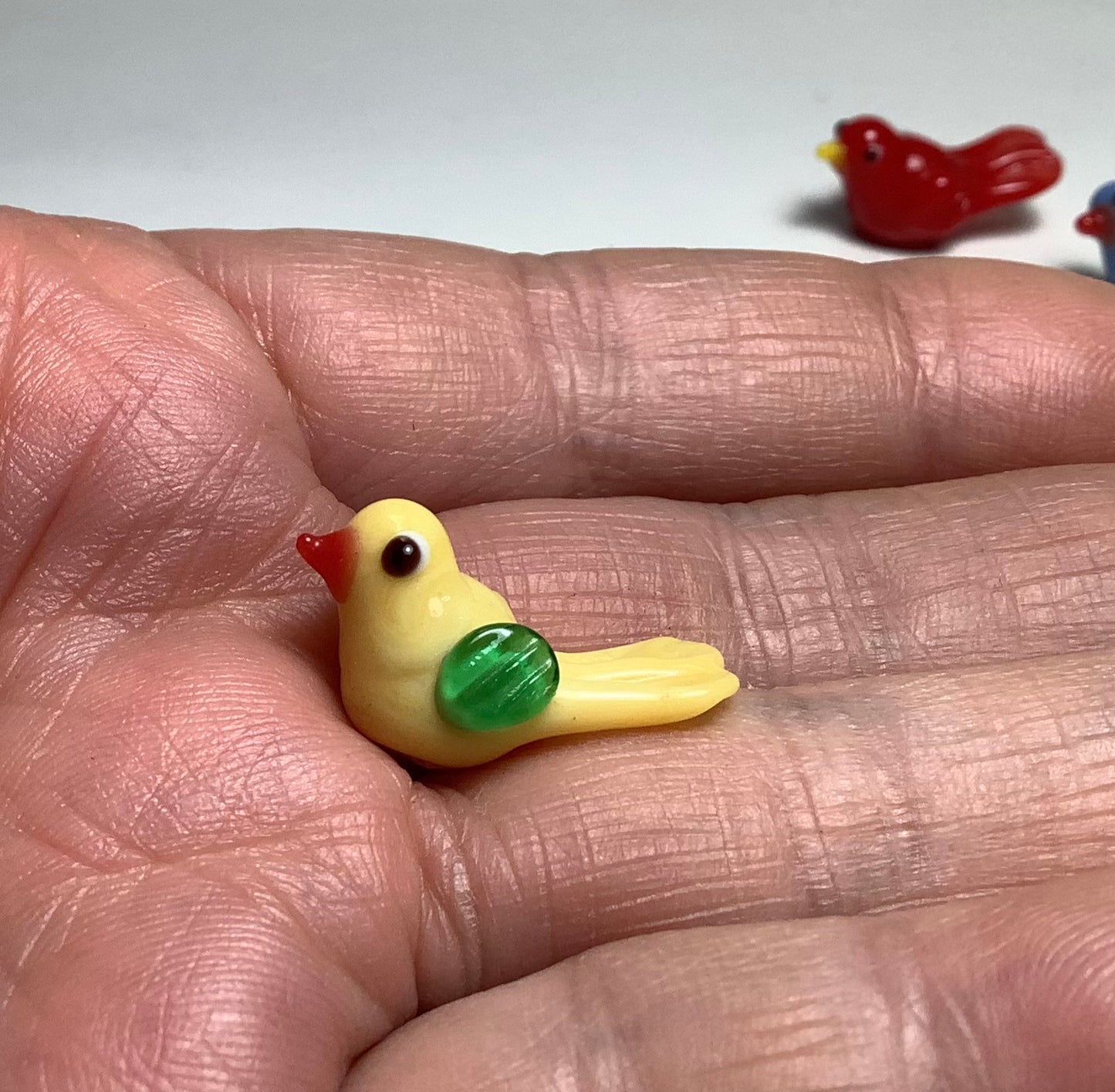 Lampwork Glass Beads Animals #008 Birds