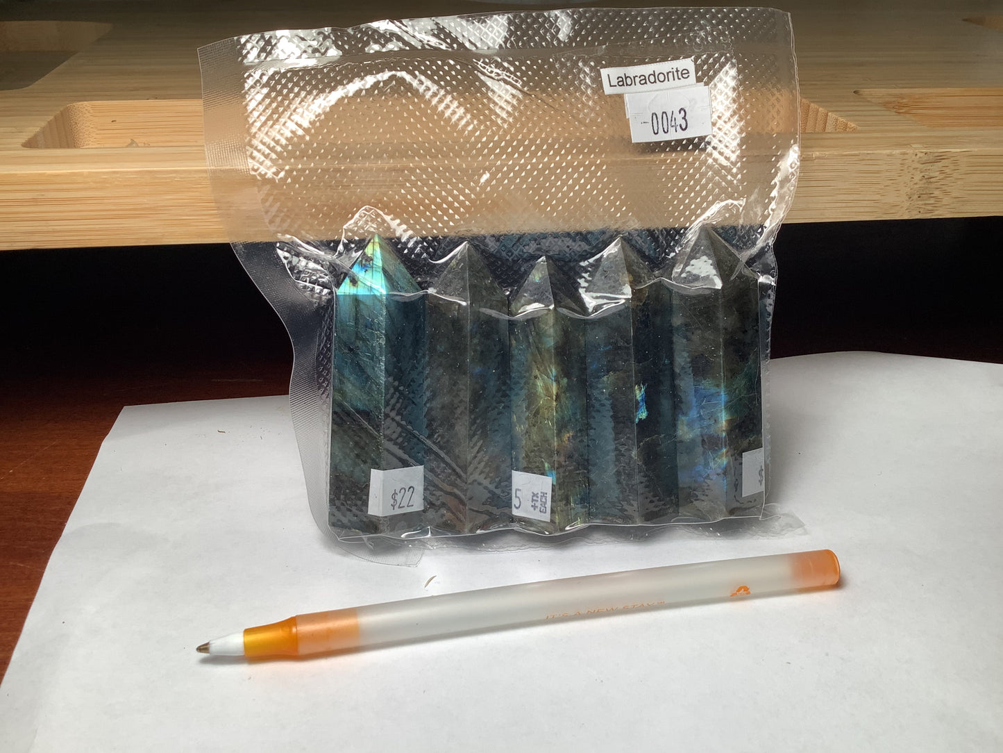 2023 Natural Labradorite Point Tower Obelisk Healing wholesale price