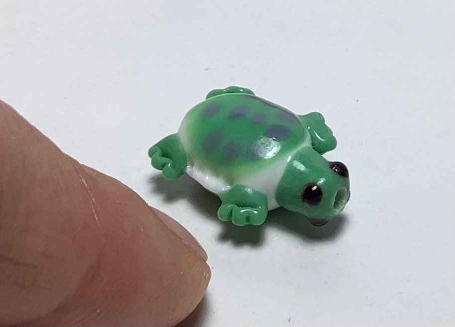 Lampwork Glass Beads Animals #005 Turtle