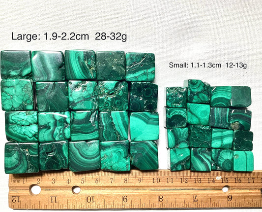 2024 Polished Natural Malachite Cube wholesale price