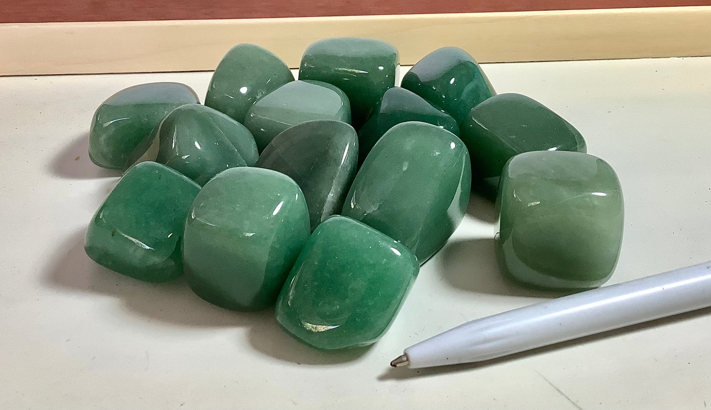 Green Aventurine Tumble Polished Stones wholesale price