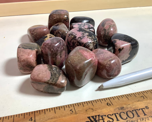 Rhodonite Tumble Polished Stones wholesale price