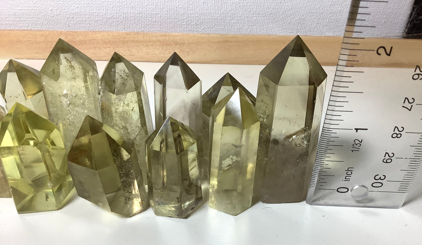 2023 Natural Citrine Crystal Points Tower Obelisk Healing wholesale price