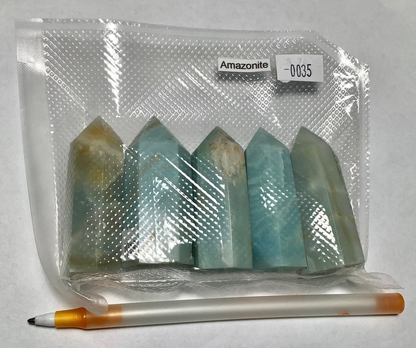 2023 Natural Amazonite Point Tower Obelisk Healing wholesale price