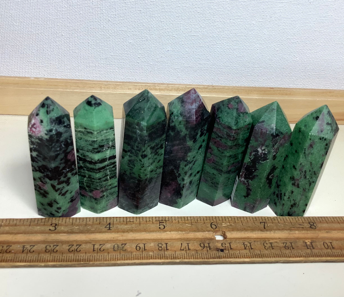 Natural Ruby Zoisite Crystal Points Tower Obelisk Healing wholesale price