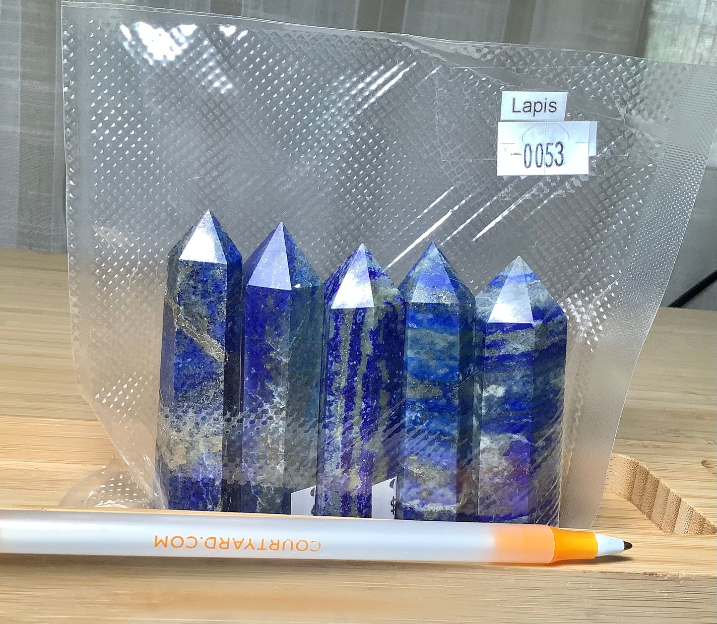 2023 Natural Lapis Points Tower wholesale price
