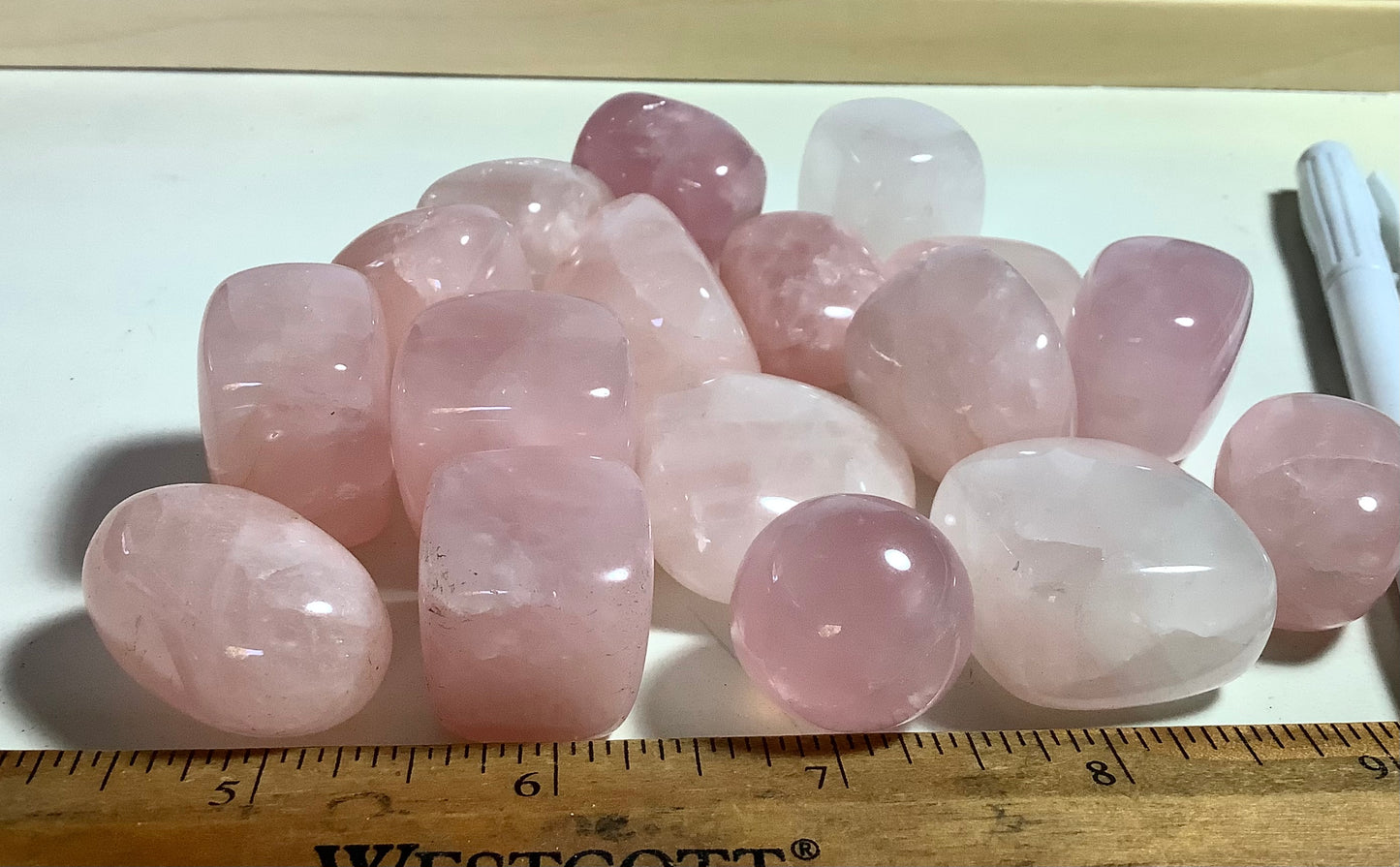 Rose Quartz Tumble Polished Stones wholesale price